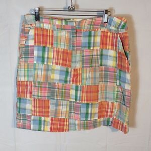 Marina Luna Patchwork Plaid Women's Mini Skirt